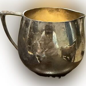 Empire Crafts Quadruple Silver Plate Creamer Vintage